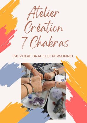 creation de votre bracelet 7 chakras entre amis ou en famille